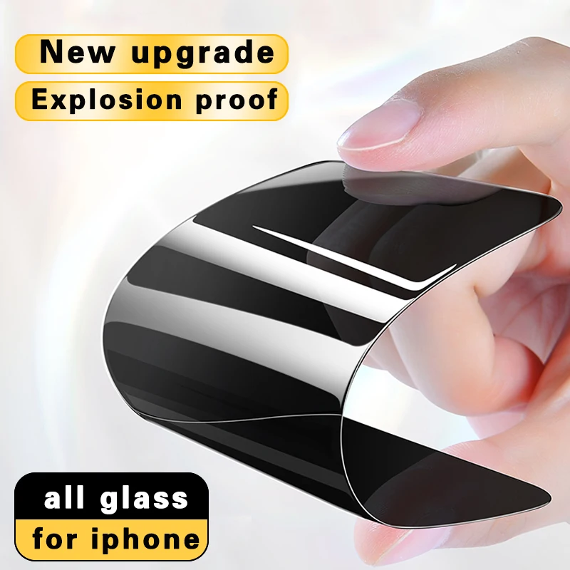 

New upgrade Anti-Spy Privacy Screen Protector For iPhone 14 13 12 11 PRO MAX XS XR Glass Tempered For iPhone 13 12 Mini 14 Plus