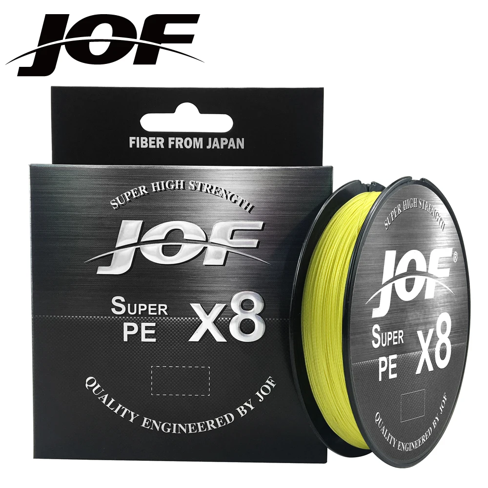 

JOF 150M 300M Brand Line Japan Multifilament 100% PE Braided Fishing Line 15LB to 100LB