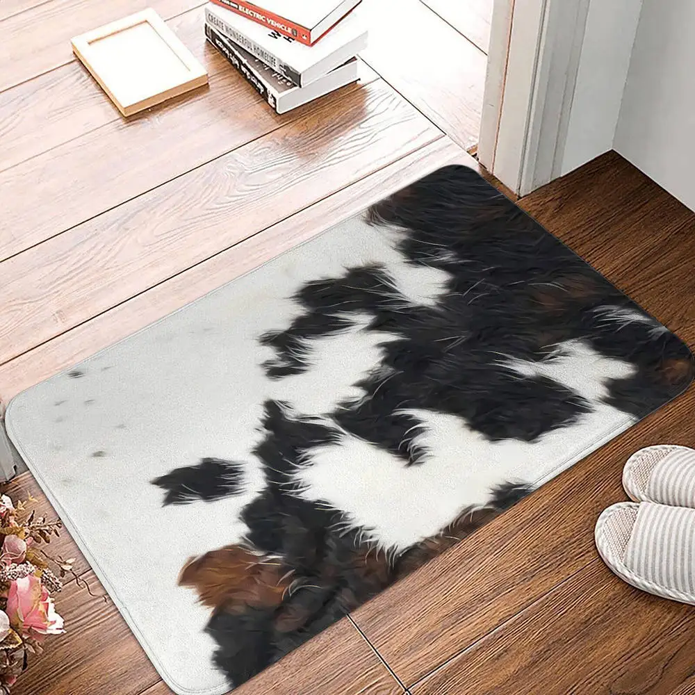 New Floor Rugs Cow Sheep Texture Prints Oil Proof Kitchen Mat High Quality Floor Carpet Living Room Door Mat Modern Home Decor