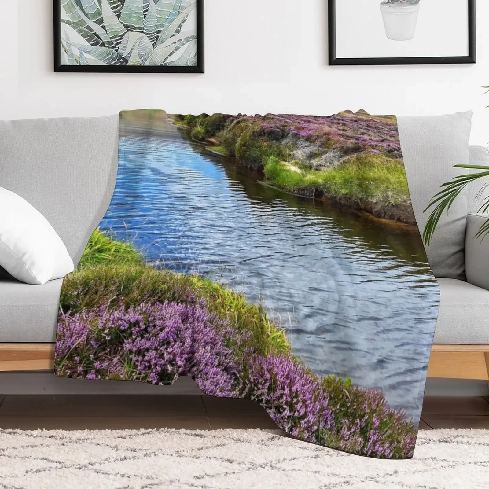 Стеллаж на Оркни остров Hoy Шотландия плед одеяло одеяла для Хэллоуина диваны