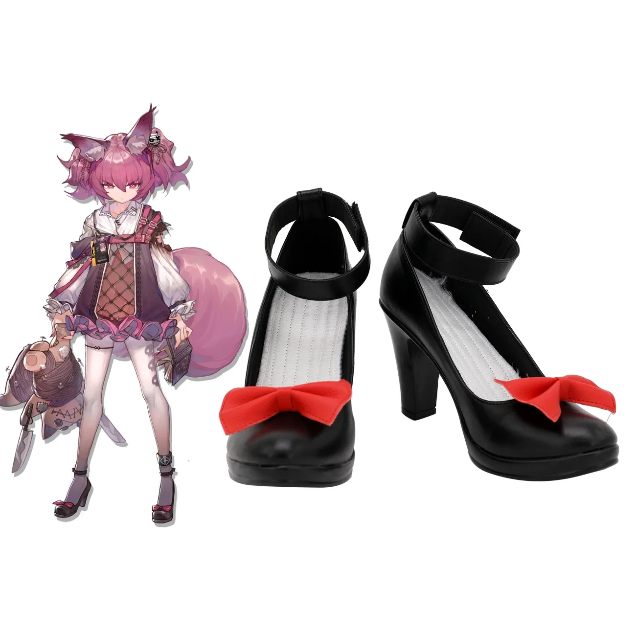 Обувь для косплея arknight SHAMARE сапоги на высоком каблуке изготовленные заказ любого