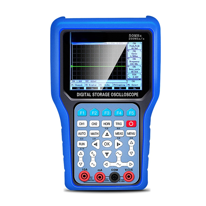 

Handheld multifunction oscilloscopes JDS3051A 250M 50MHz Bandwidth 1 Channel digital multimeter with Signal generator