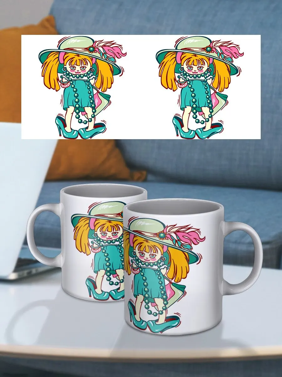 Кружка с принтом Девочке Дочке Красивая картинка кружка |