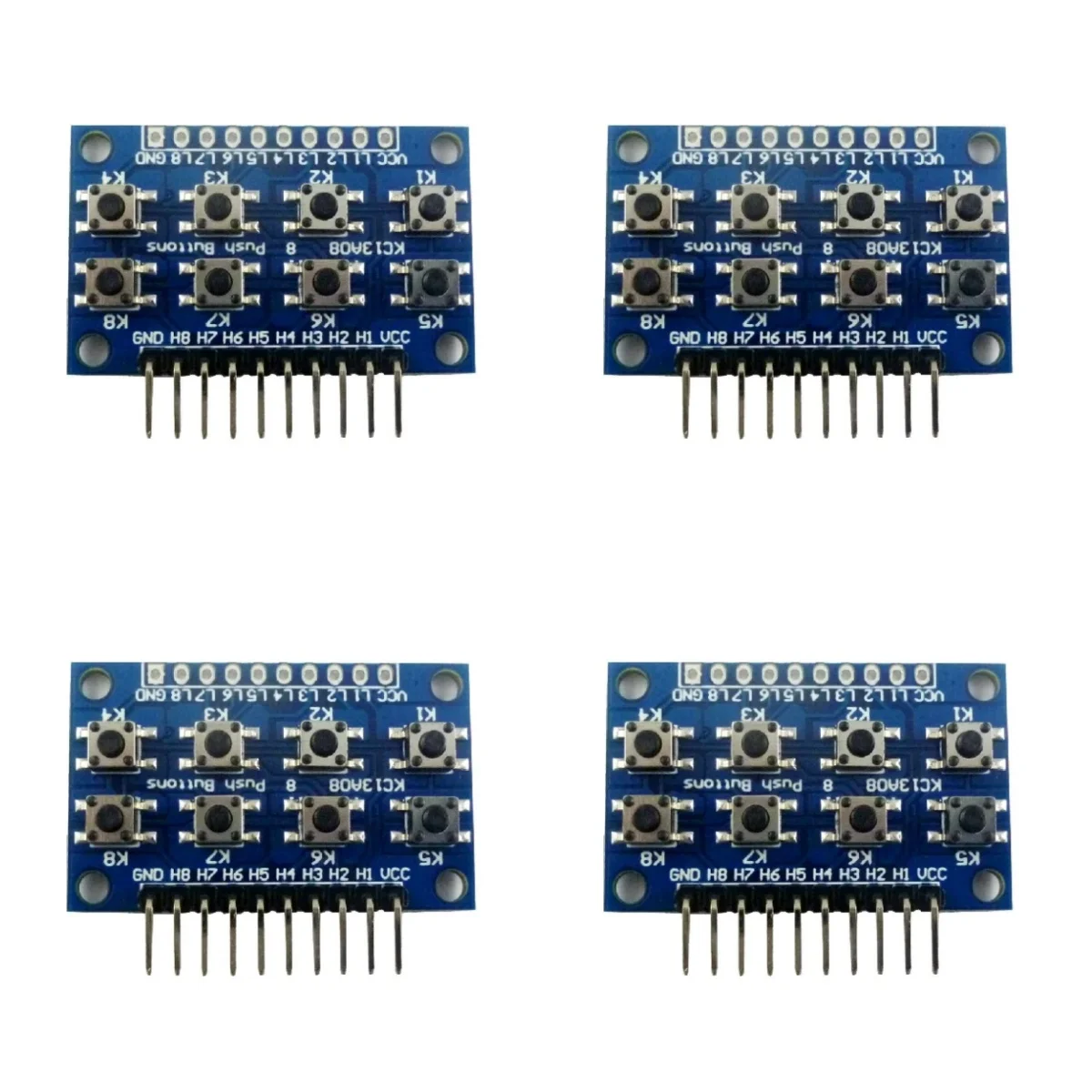8-клавишная кнопочная плата с кнопкой пуска модуль клавиатуры для PLC MCU AVR ARM