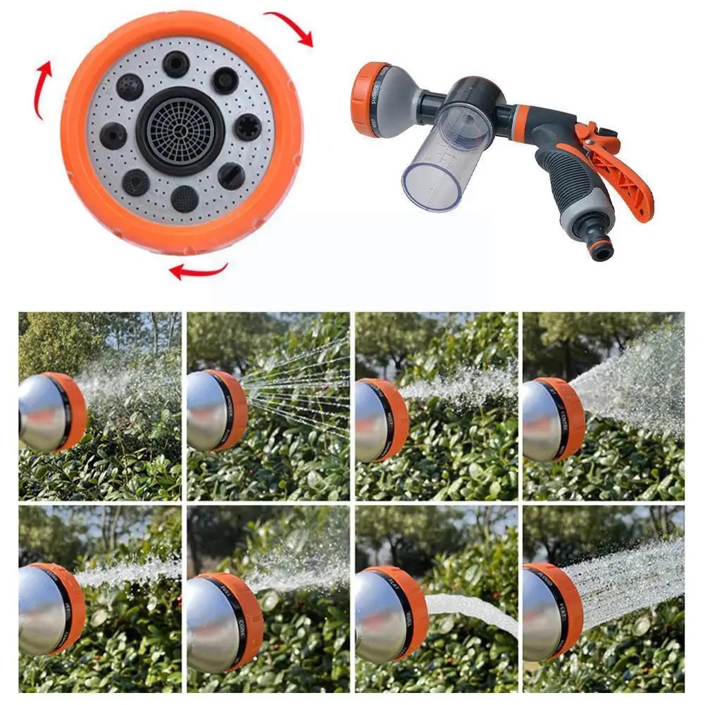 

Adjustable Car Washer Gun High Pressure Washer Foam Cleaning Spray Disinfection Nozzle Nozzle Garden Hose R9S8