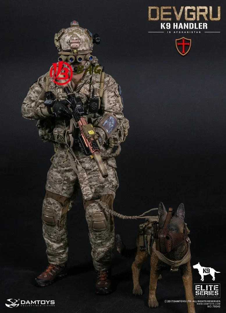 Фигурки героев 1/6 модель DAMTOYS DAM78040 US Navy SEAL DEVGRU K9 (have dog) на складе