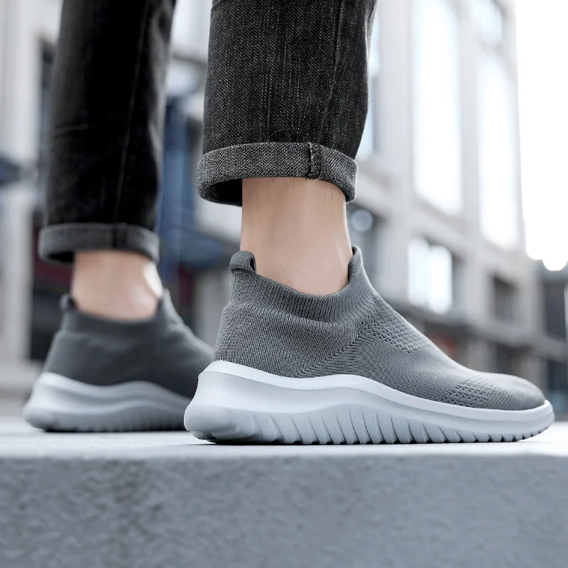 Unisex Walking Shoes Women's Breathable Socks Men Shoes Fashion Lightweight Soft Sole Sneakers