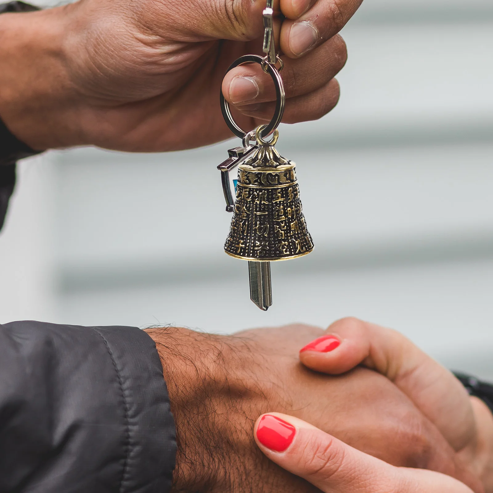 

Unicorn Ornament Keyring Pendant Vintage Decor Metal Pendants Small Brass Figurine Vintage Keychain