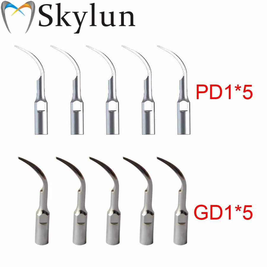 10 шт. наконечники для ультразвукового скалера зубной подачи насадки GD1 PD1 SATELEC DTE