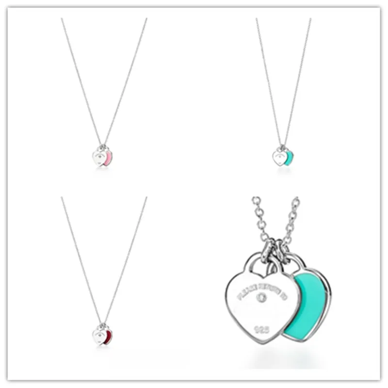 New Spring 2022 Charming Original Heart Necklace in a classic tri-color set with rhinestones. Free original packaging
