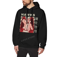 japan anime my hero academia hawks vintage boku no hero academia hoodie sweatshirts harajuku clothes 100 cotton streetwear