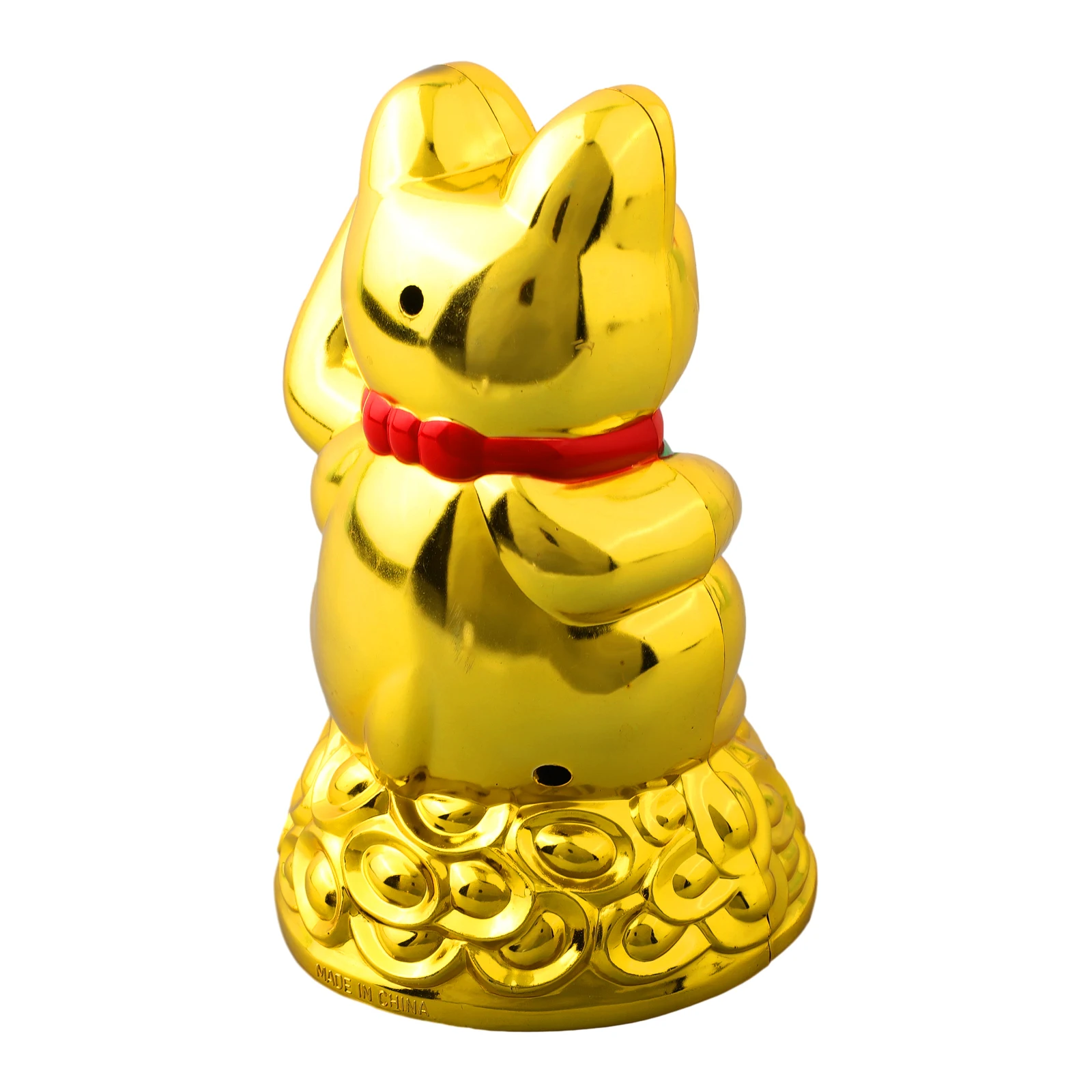Украшение дома китайский Lucky Waving Cat Beckoning Maneki Neko Gold Fortune Feng Shui 6 5 \\\" дюймов