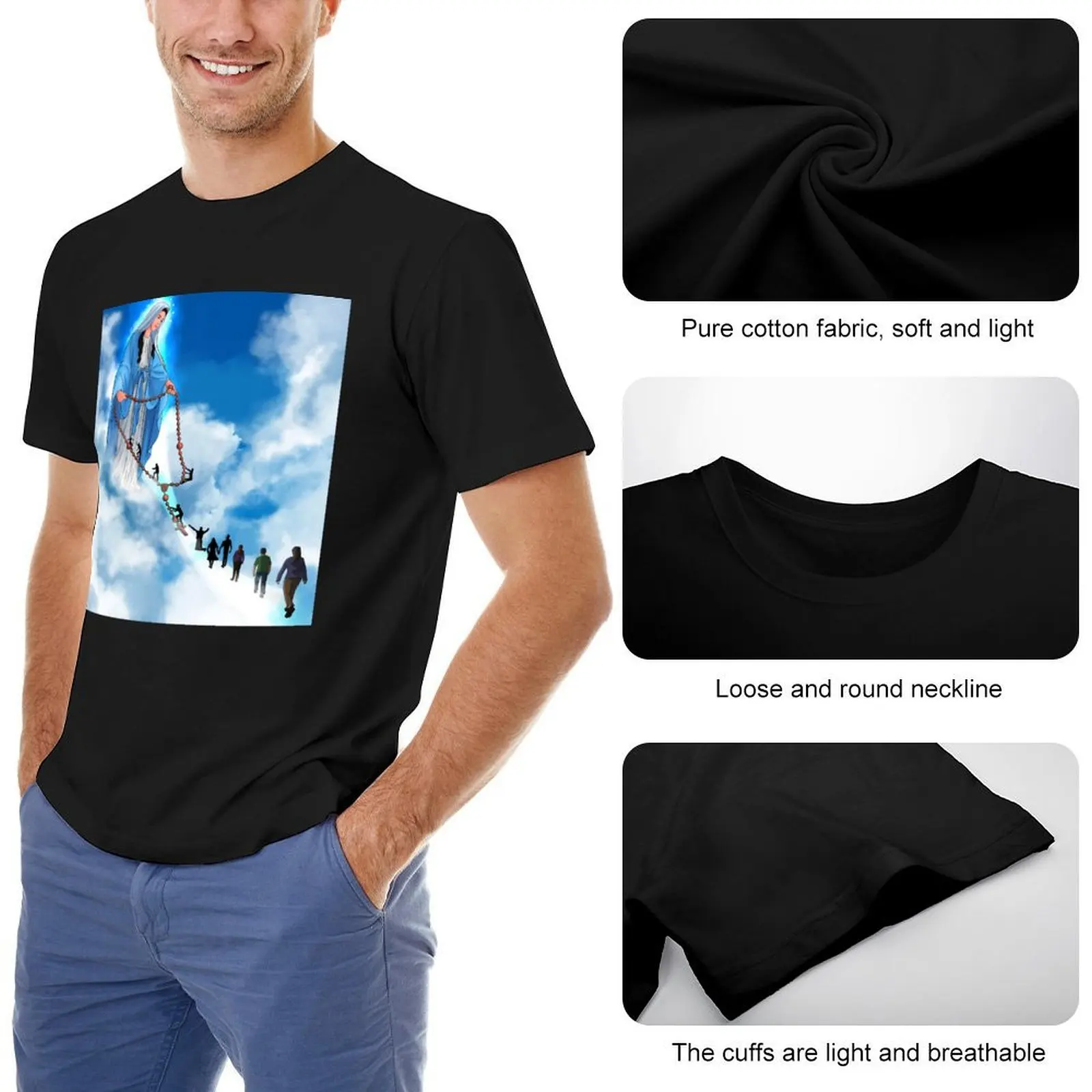 Католическая церковь Девы Марии Санта-Испада Мария Деваген Католика футболка