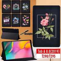 for samsung galaxy tab a 8 0 2019 sm t290 t295 case pu leather folding stand case for samsung tab a 8 0 t290 t295 cover