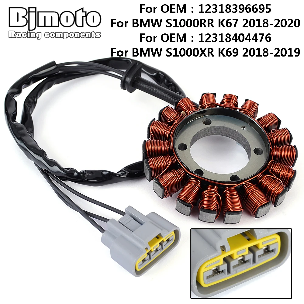 

Motorcycle Stator Coil For BMW S1000RR K67 2018-2020 S1000XR K69 2018-2019 12318396695 12318404476