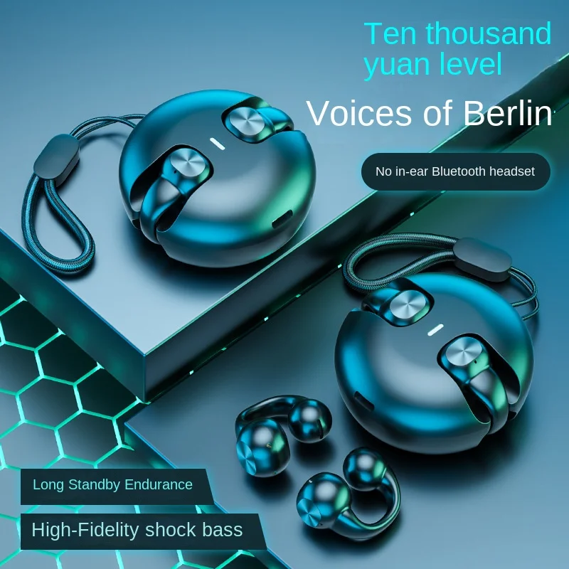 Настоящие беспроводные наушники с костной проводимостью игровые гарнитуры