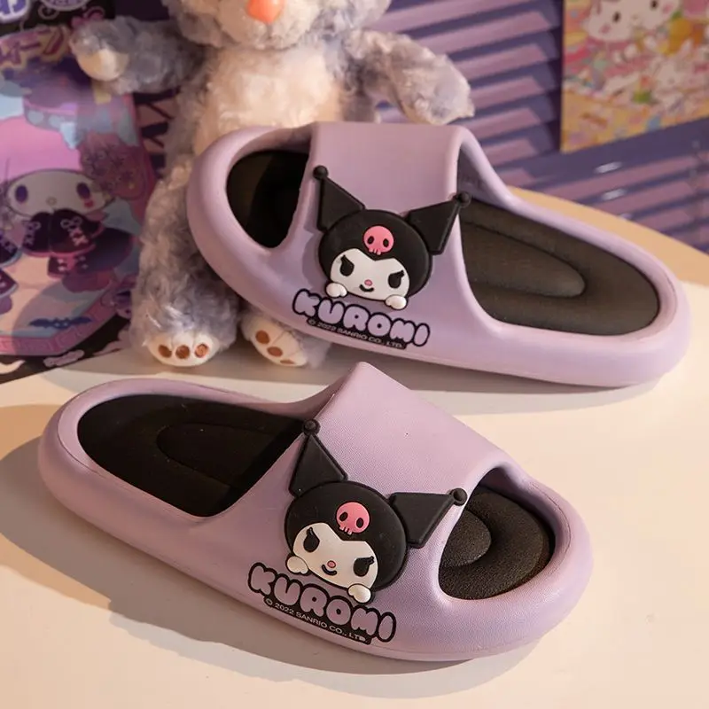 

Sanrio kawaii Summer cute sandals Cinnamoroll My Melody Kuromi Cartoon home slipper student Outwear versatility