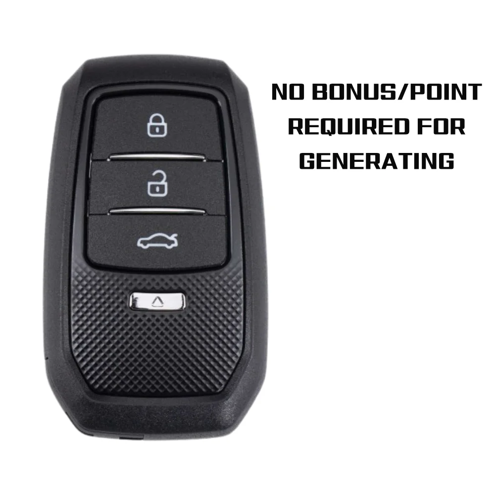 Умный ключ-пульт Xhorse XSTO01EN для Toyota XM38 4D 8A 4A, универсальный, 4 кнопки, совместим с программатором Xhorse. (art.: 3920da5ef8a82) - 3920da5ef8a82