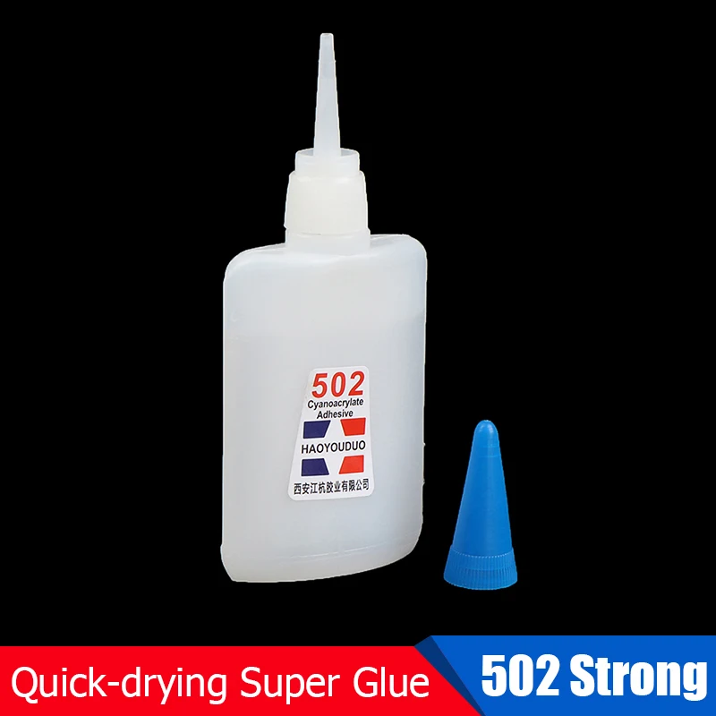 

40ml Quick-drying Super Glue 502 Instant Strong Adhesive Universal Glue Adhesive Toys Crafts Shoes Paper Wood Accessory Supplies