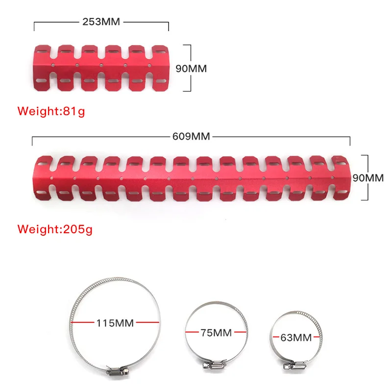 Мотоциклетный Выхлопной Щиток Теплозащитный Экран Совместимый С YAMAHA YZ125 YZ250 YZ426F