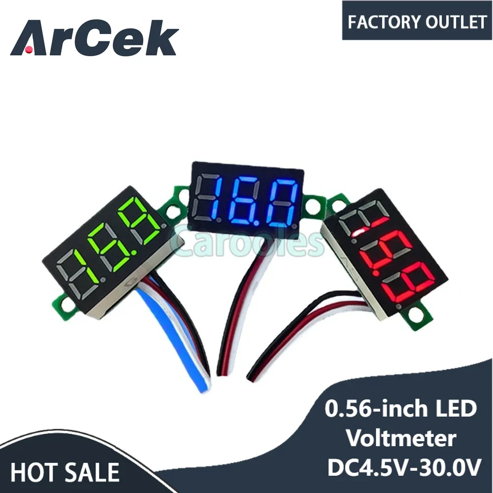 Цифровой вольтметр постоянного тока 0 36 дюйма 3 Бит