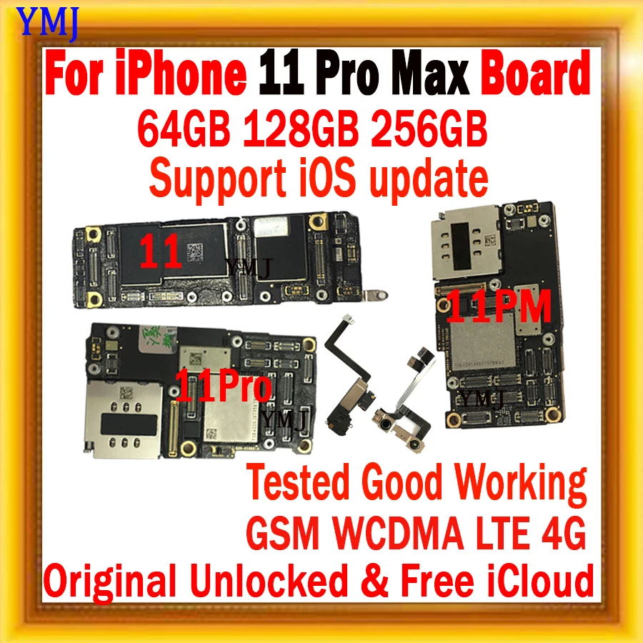 Tanie Pełna Praca Dla IPhone 11 Pro Max Płyta Główna Oryginalna Odblokowana Czysta Płyta Główna ICloud Pełna Obsługa Chipów Aktualizacja IOS 64G 128G Kup Pełna Praca Dla IPhone 11 Pro Max Płyta Główna Oryginalna Odblokowana Czysta Płyta Główna ICloud Pełna Obsługa Chipów Aktualizacja IOS 64G 128G
