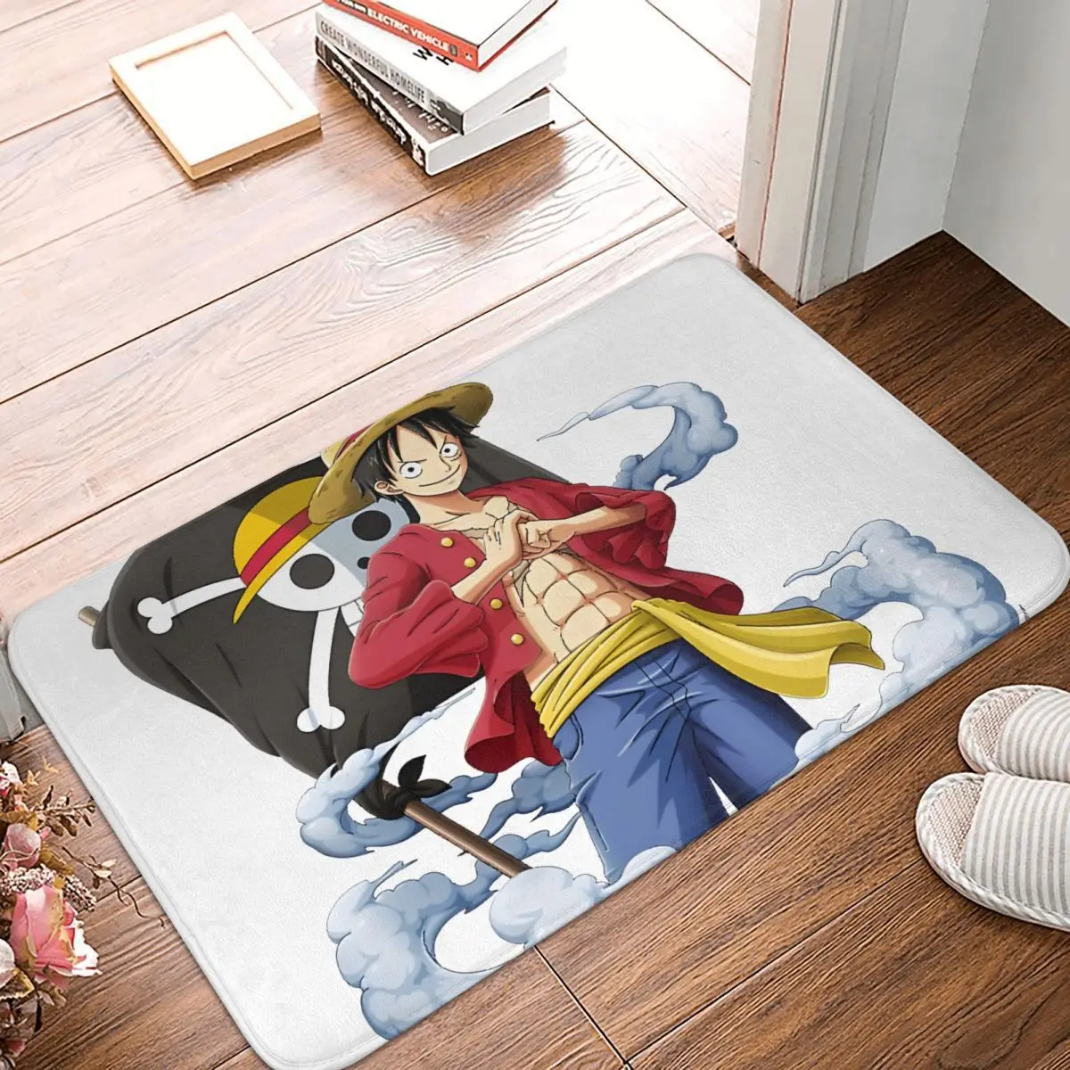 

Monkey D Luffy Bedroom Mat The Pirates Doormat Kitchen Carpet Outdoor Rug Home Decoration