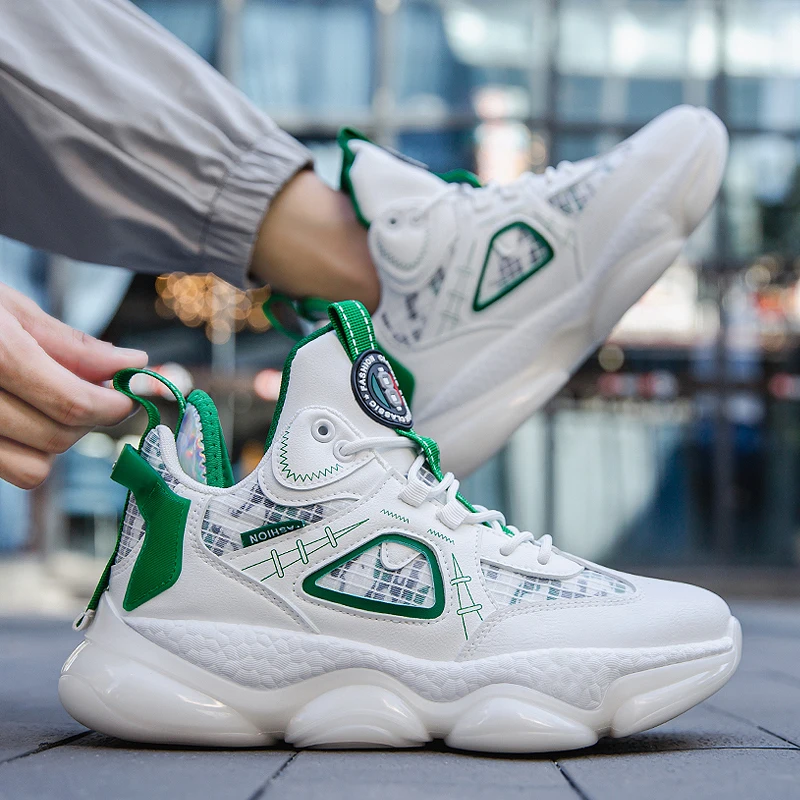 High Quality Brand Casual Sneakers Men Fashion White Classic Men Sneakers Outdoor Hot Sale Casual Sports Shoes Men Breathable