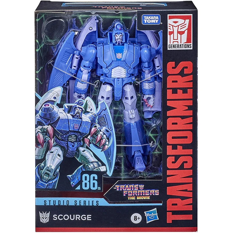 

Hasbro Transformers Toys Studio Series 86 Voyager Class The Transformers: The Movie 1986 Scourge Action Figure Children's Gifts