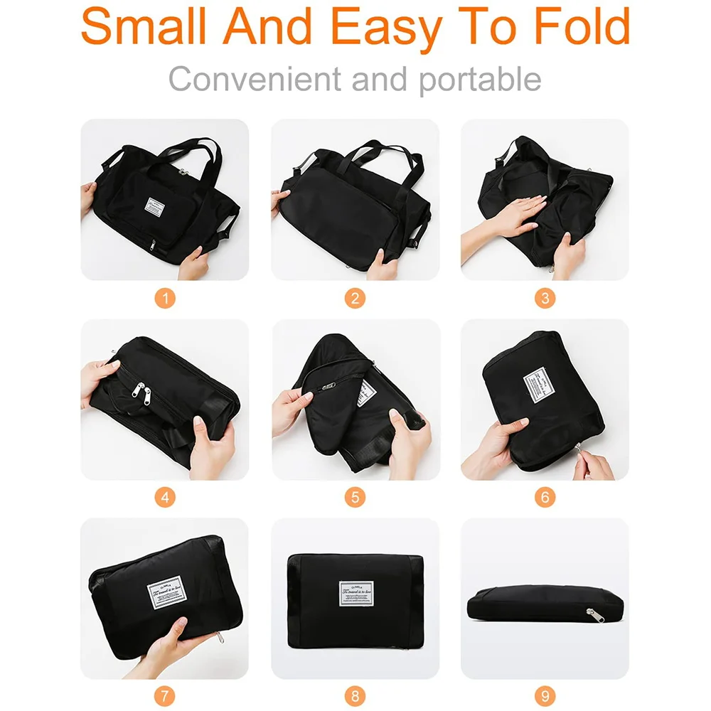 New Foldable Large Capacity Storage Bag Travel Bags Women Shoulder Bags Tote Carry on Luggage Men Training Handbag Gym Bags