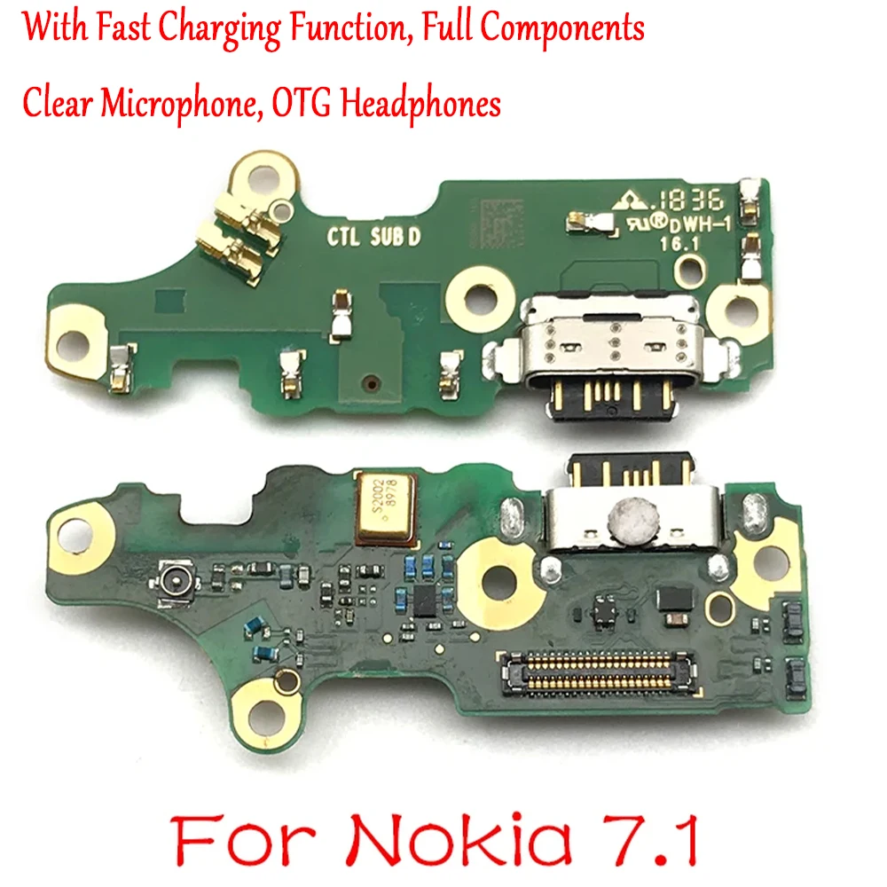 1 шт. новый полный чип для Nokia 7 Micro Dock Соединительная Плата USB зарядный порт гибкий