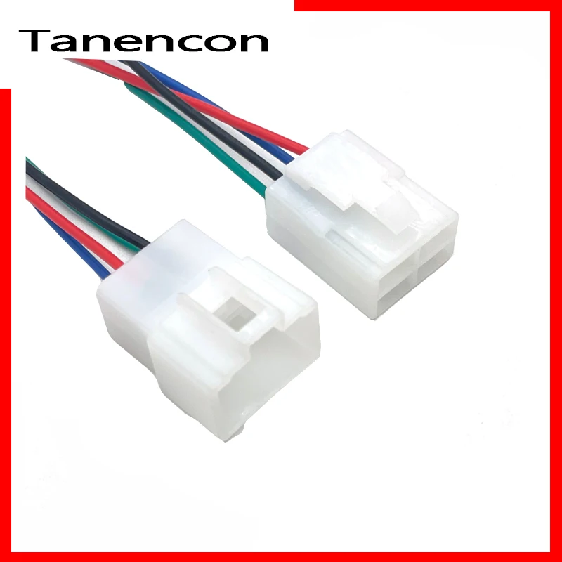 

1 Set Automotive Connector 4P Electric Vehicle Wiring Harness Connector Male And Female Butt Plug Terminal DJ7042-6.3-11/21