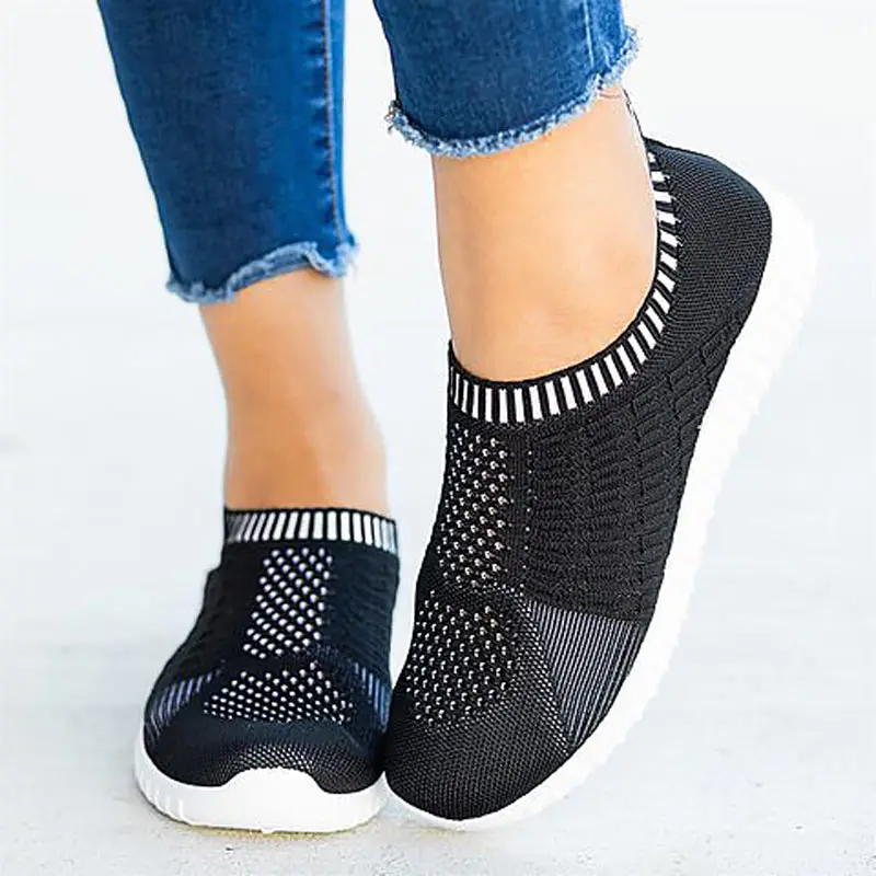 Shoes for Women Sneakers Solid Color Round Toe Light Comfortable Breathable Casual Shoes Women Platform Sneakers Socks Shoes