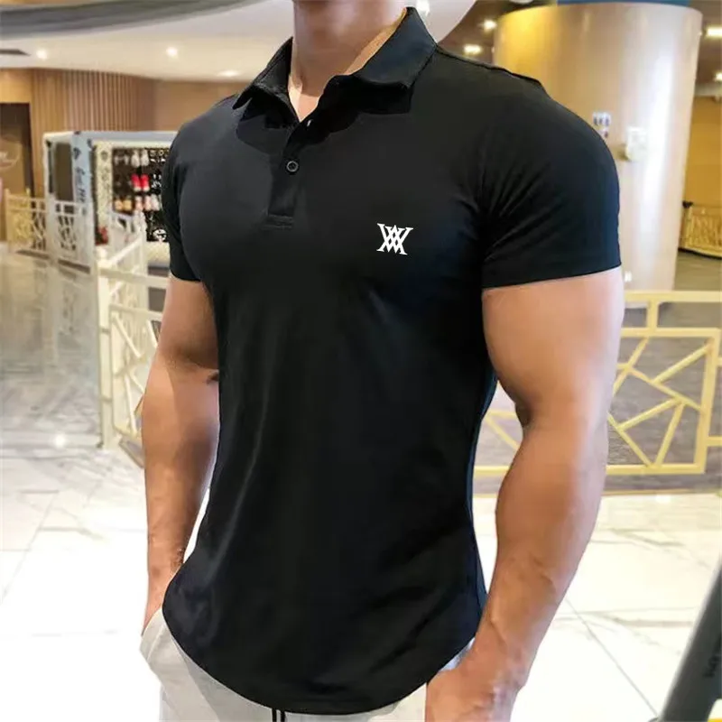 

2022 Men Golf Clothing Summer New Lapel Man T-shirt Comfortable Quick-drying Short Sleeve Casual Sports Golf Fashion Polo Shirt