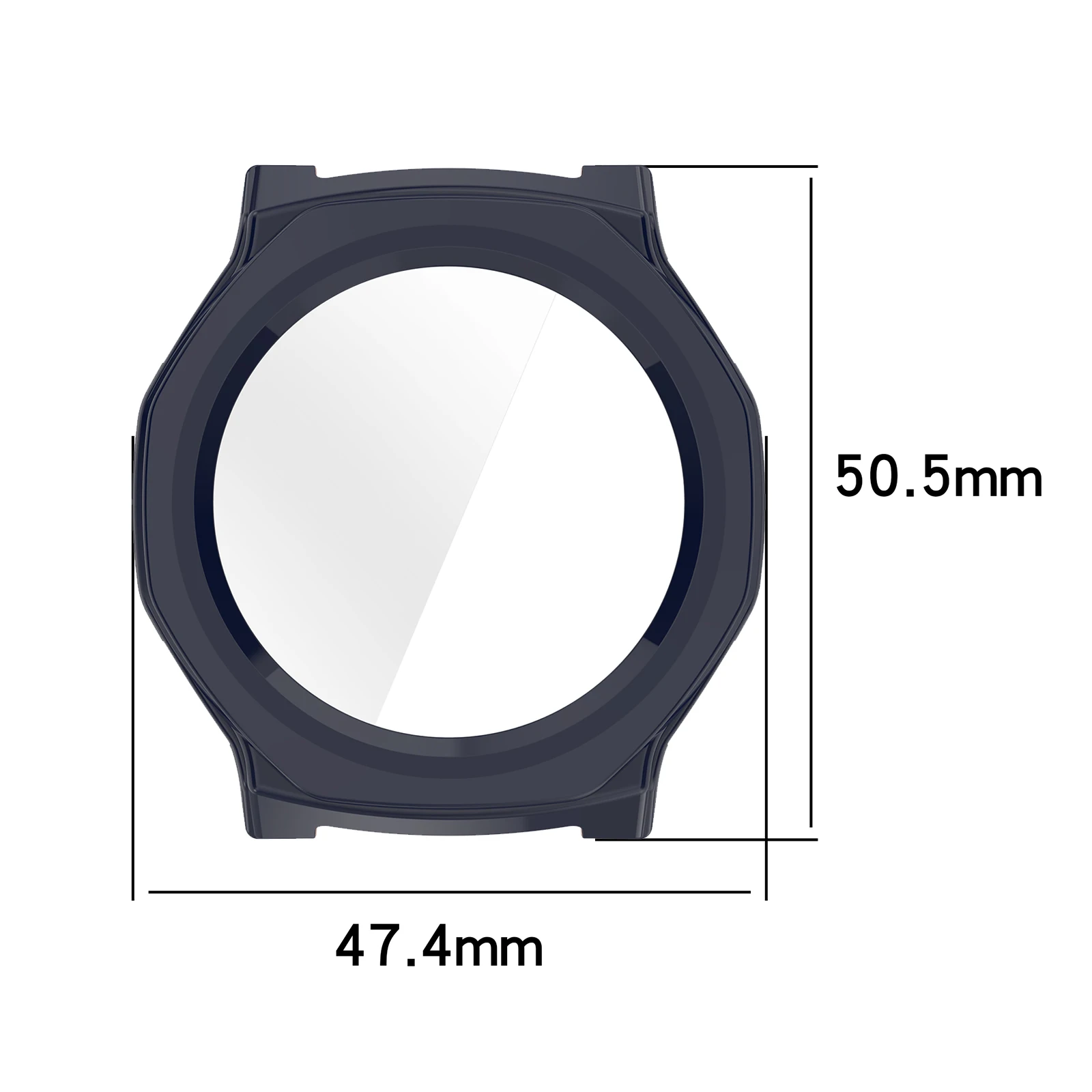 Защитный чехол + стекло для Amazfit T-Rex 3 Pro 44MM, защитная пленка для экрана смарт-часов, бампер для Amazfit T-Rex3 Pro 44MM, чехол из поликарбоната (art.: 3920db6fa239d) - 3920db6fa239d