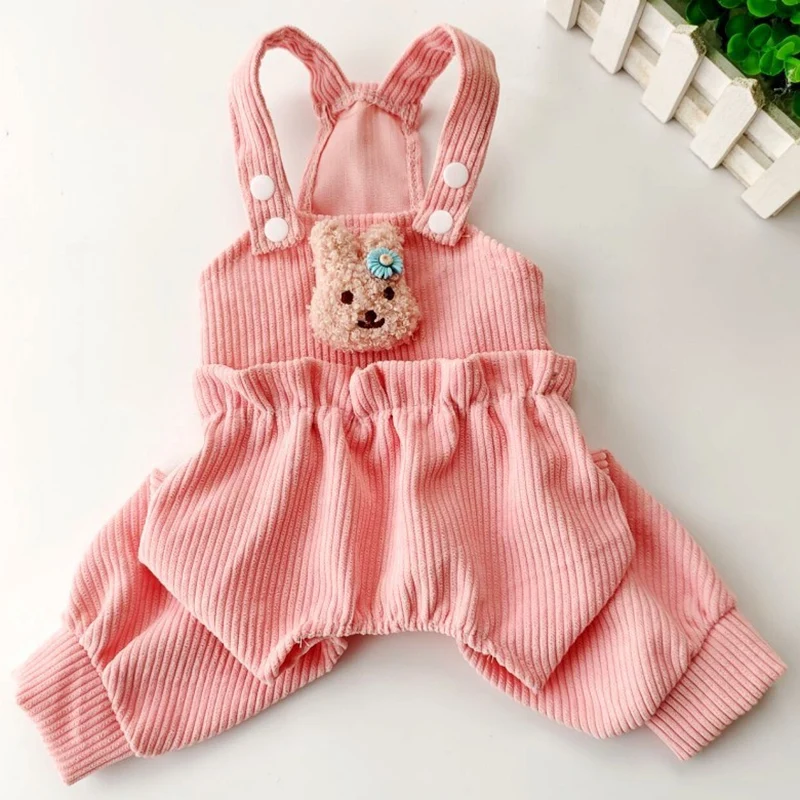 Одежда для собак брюки-фонарики Комбинезоны маленьких и щенков милый Весенний