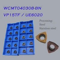 wcmt040308 bn vp15tf ue6020 carbide insert internal turning tools cnc machine lathe cutting tool