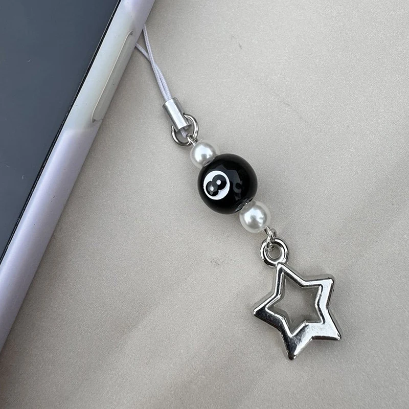 Модный брелок с 8 шариками и бантом из бисера сумка подвеска цепочка для телефона