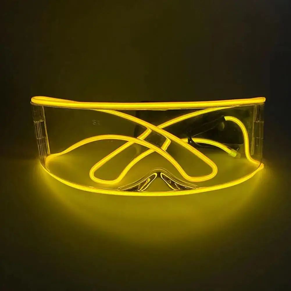 

Good Prank LED Glasses Anime Spoof Glasses Durable Stunning Visual Effect