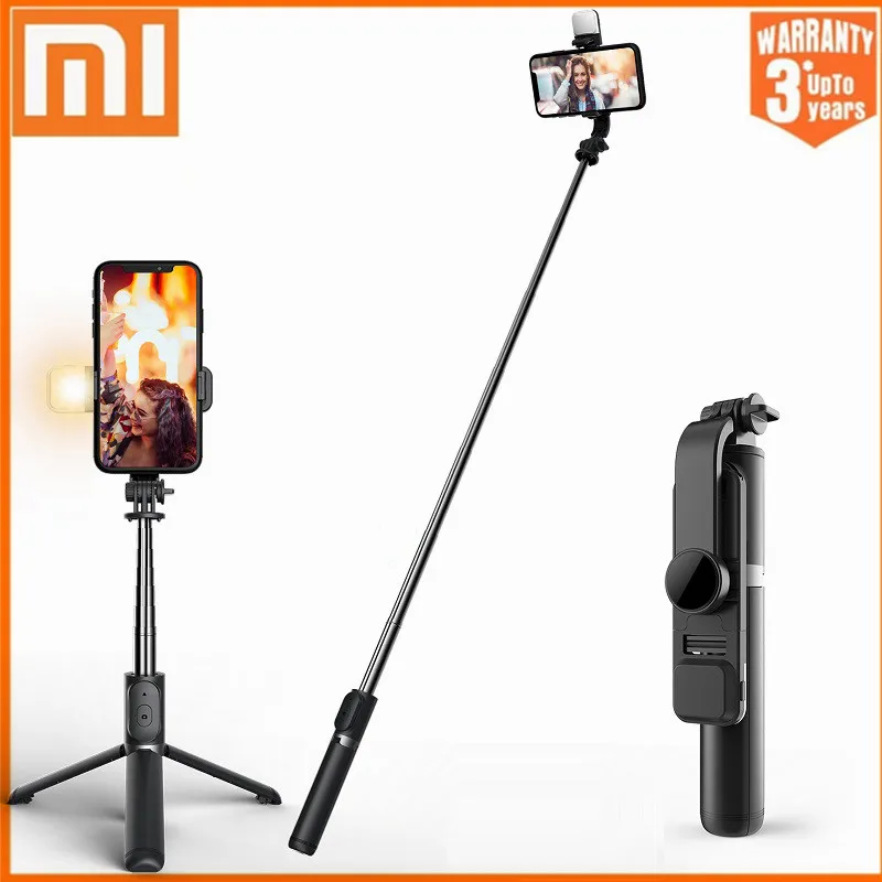 

Портативная беспроводная селфи-палка Xiaomi, складной мини-штатив с дистанционным управлением затвором для Huawei, Ios, Android