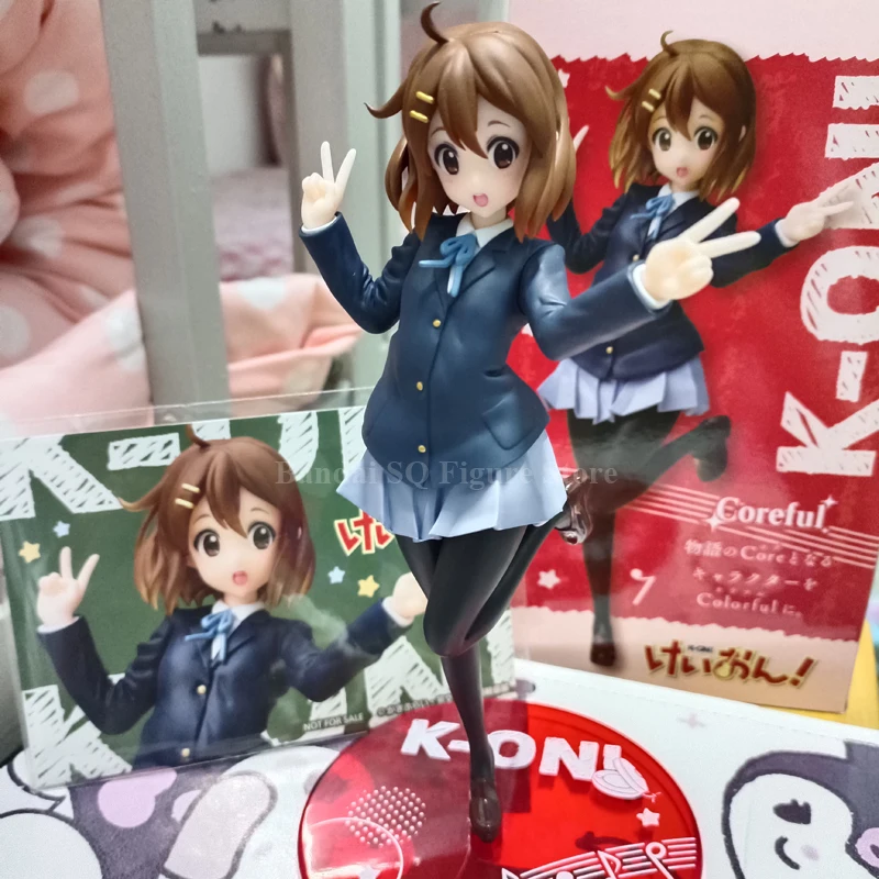 

Оригинальные экшн-фигурки Taito K-on Hirasawa Yui, коллекция аниме-фигурок из ПВХ, искусственная кукла, подарок
