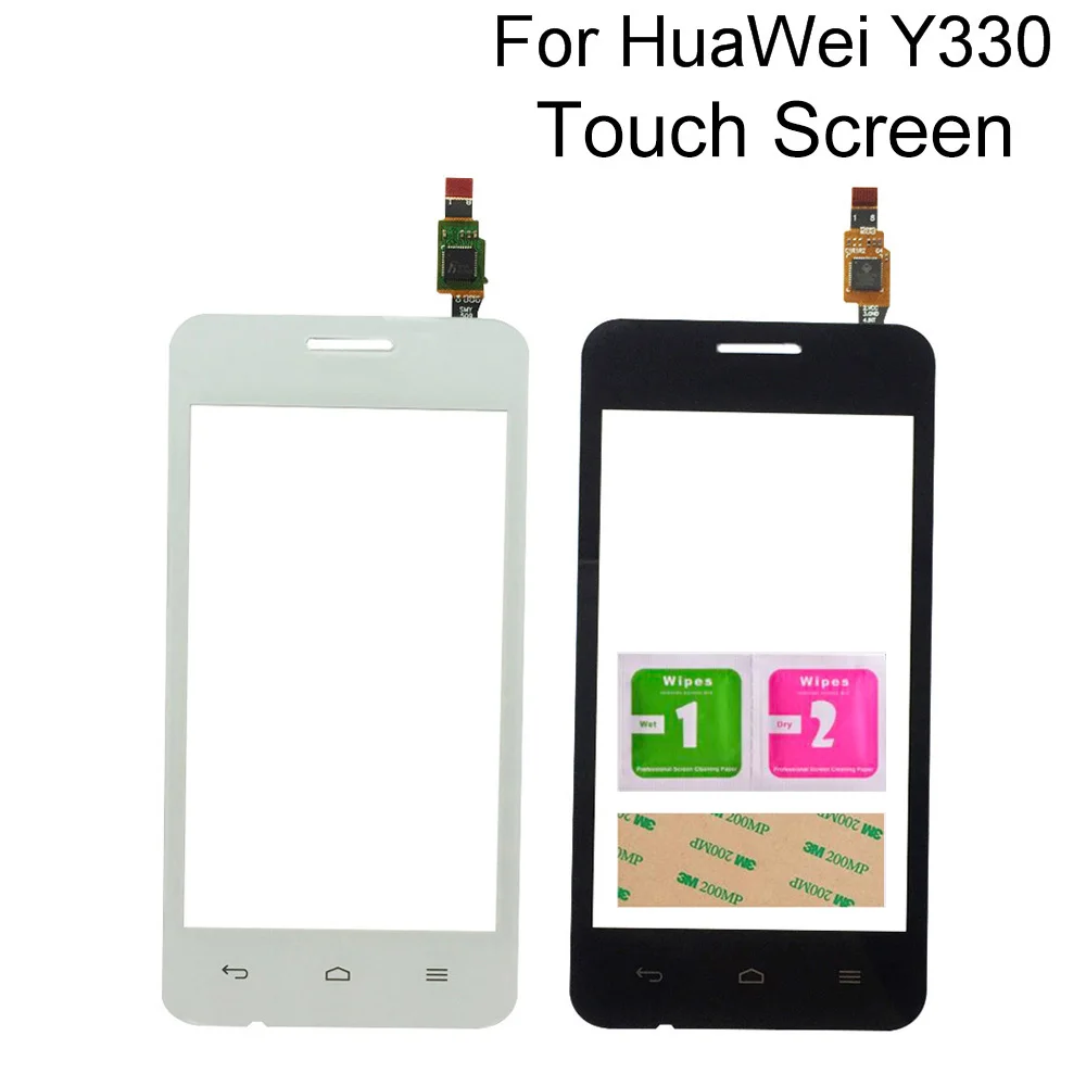 

Сенсорная панель для мобильного телефона Huawei Ascend Y330, сенсорный экран, датчик, дигитайзер, панель, запчасти, инструменты, 3M клей