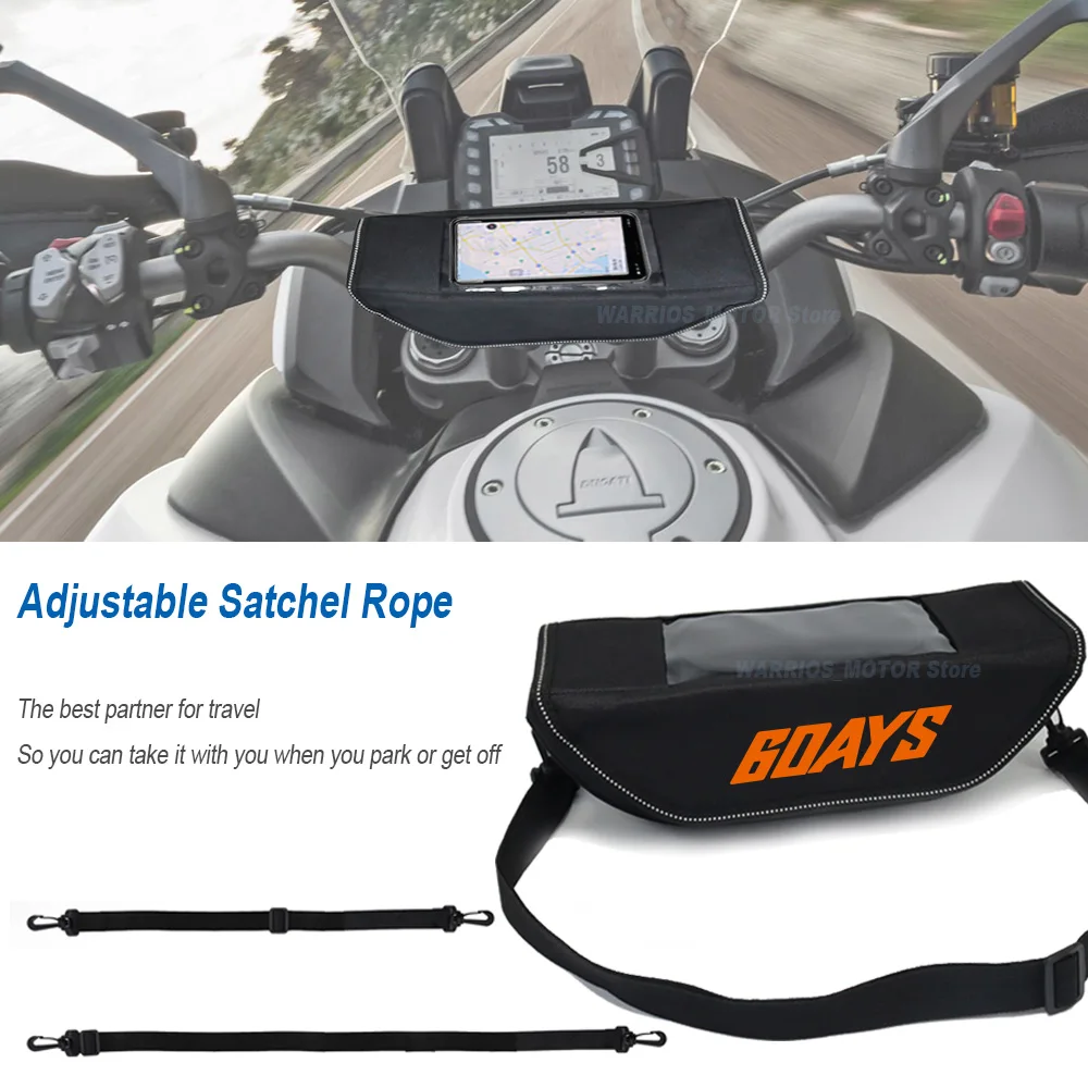 For EXC EXC-F XC-W TPI Six Days 2020 2021 2022 Motorcycle Handlebar bag waterproof handlebar travel navigation bag
