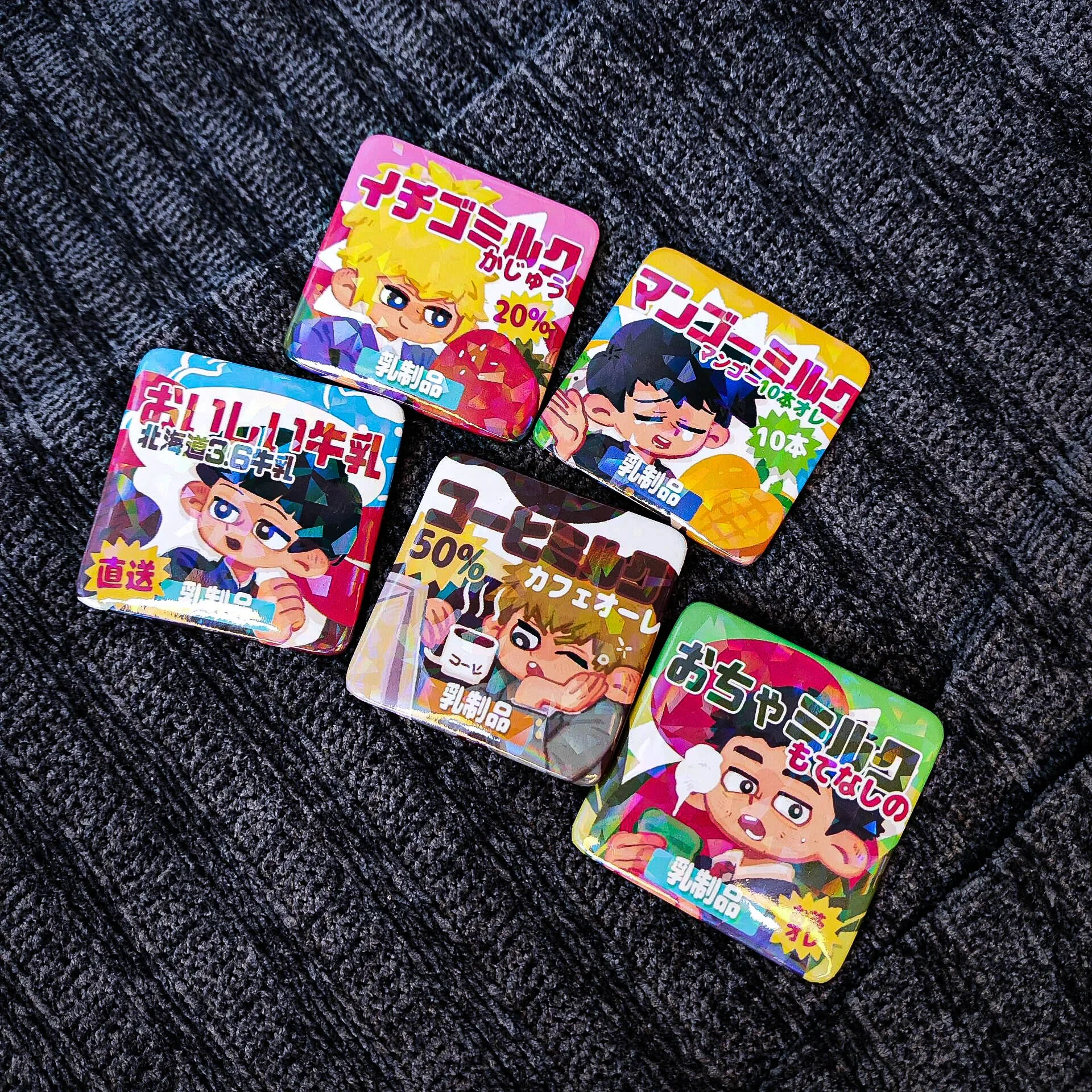 Аниме Mobu Saiko Hyaku Reigen Arataka Mob Hanazawa Teruki Косплей Kawaii Значок Брошь Орнамент Подвеска