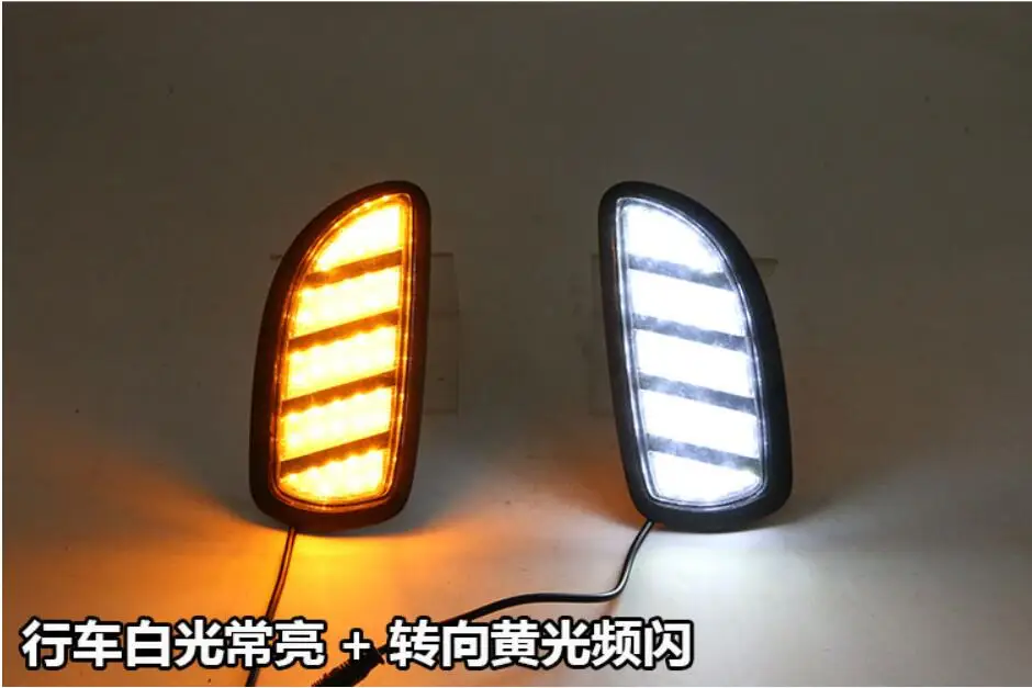 Автомобильный бампер светильник для Mercedes-Benz GLA200 GLA180 дневсветильник 2015 ~ 2018y DRL