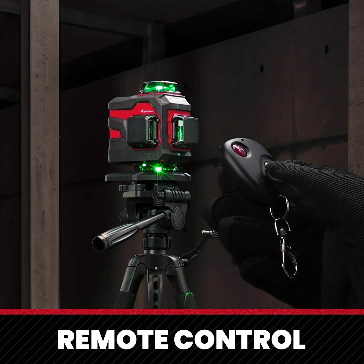 YEVOLT TL-YVGLL4XS16B2P Серия Зеленый лазерный уровень 4 самолета 16-линейный