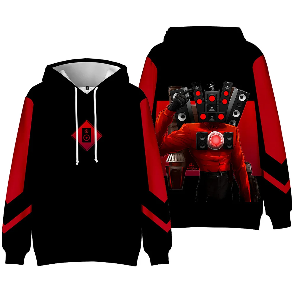 

Skibidi Туалет Вики Merch толстовки унисекс Модные свитшоты толстовки для мужчин/женщин с капюшоном уличная одежда