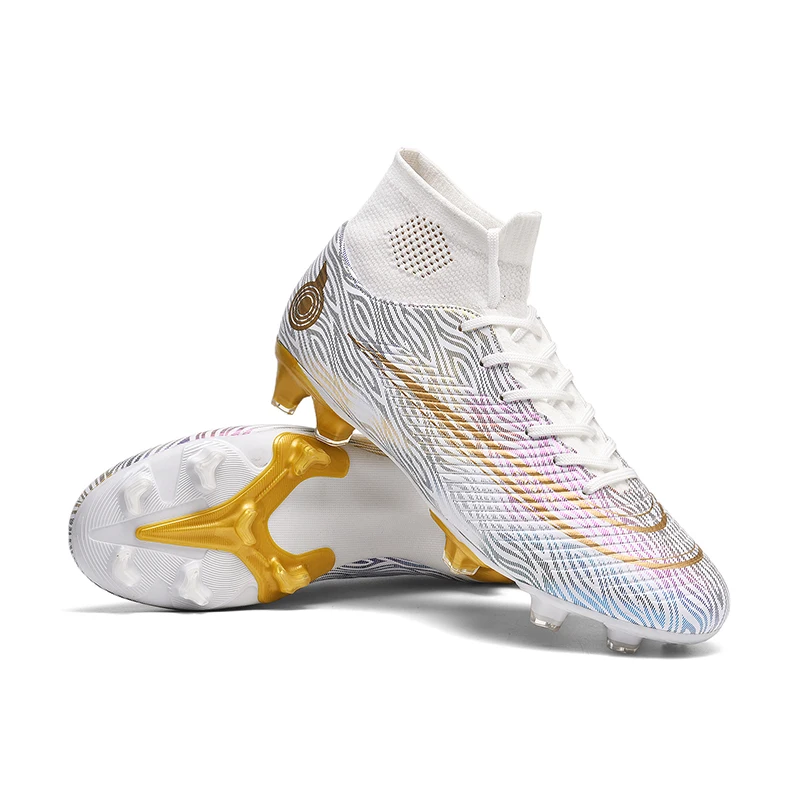 TONGYA-Botas de fútbol de calidad al por mayor C.Ronaldo, zapatos de fútbol Assassin Chuteira Campo TF/AG, Zapatillas De Fútbol