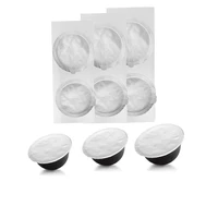 575962mm disposible nespresso coffee capsule seals foils cream foam cafe filter lid aluminum sticker for nespresso capsules