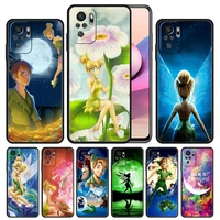 tinker bell tinkerbell silicone coque for xiaomi redmi note 11 10 9 8 pro 7 9s 10s 9t 8t 11s 11t soft tpu phone case funda